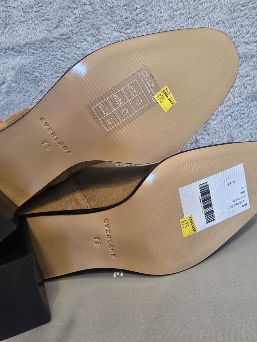 Everlane Outlaw Boot Sand Suede Women's Sizes NEW in BOX - Picture 14 of 16